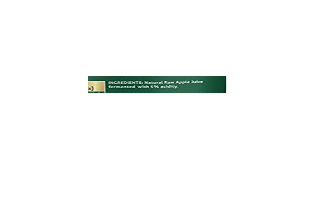 Ogreeny Apple Cider Vinegar (With The Mother)   Bottle  350 millilitre